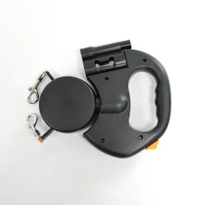 Automatic retractable Dog leash with flashlight