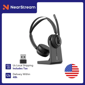 Noise Cancellation Headset With Charging Stand