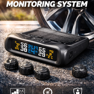 Solar/USB Powered Tire Pressure Monitoring System