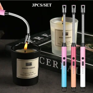 3pcs/set Rechargeable USB Lighters